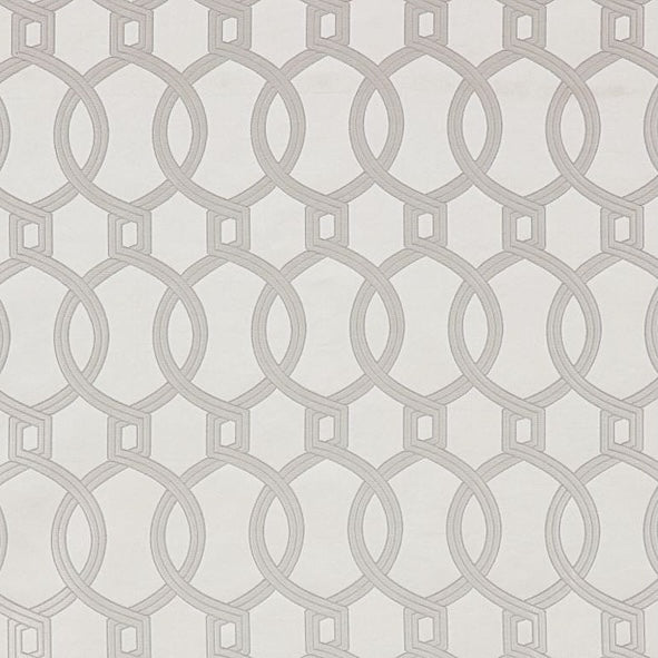 Aria Chalk Bamboo Woven Jacquard