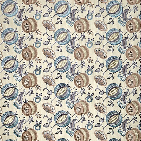 Figs and Strawberries Dove Embroidered