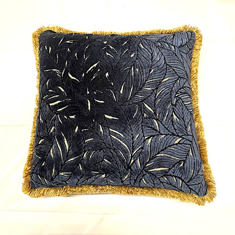 Navy Luxurious Velvet Cushion