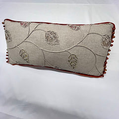 Crewel Style Fabric Cushion