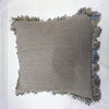 Aqua Bullfinch Embroidered Cushion.