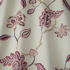 Lucia Plum Embroidered - 1.3 m Remnant