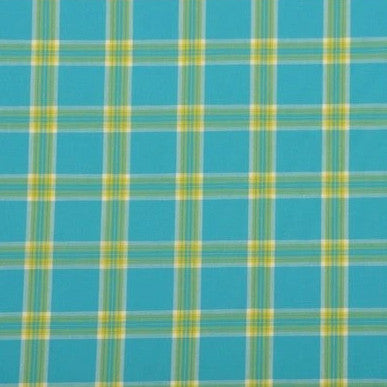 Check Turquoise - Endoflinefabrics