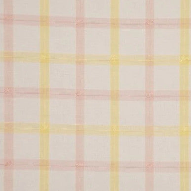 Guildford Plaid Yellow Pink White - Endoflinefabrics