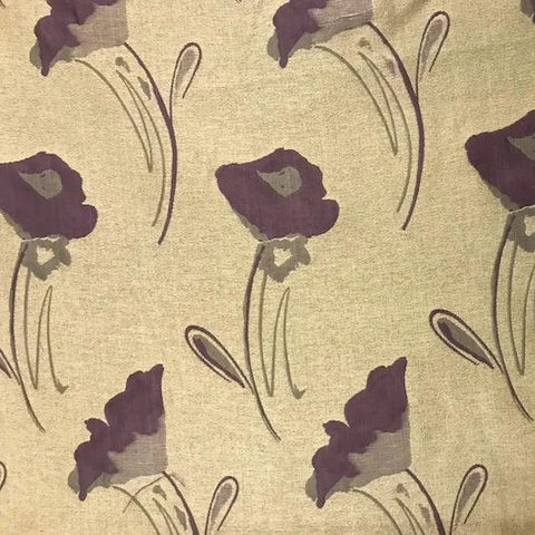 Bill Beaumont Fabrics - Grape Melody - 7.2mt Remnant