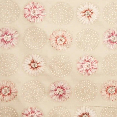 Paquerette Linen Pink - Endoflinefabrics