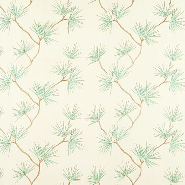 Harlequin - Bakari - Entwine Aqua Embroidered 1.5m Remnant