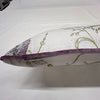 Lilac Bullfinch Embroidered Cushion