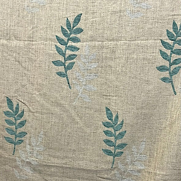 Tranquility Aqua Woven - 1mt Remnant (4 Available)
