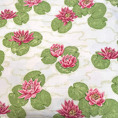 Vintage Arthur Sanderson Waterlily - 3.4mt Remnant.