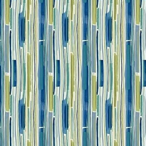 10 Meter Roll ILIV Sketch Island Blue Plain Weave Bedding FR