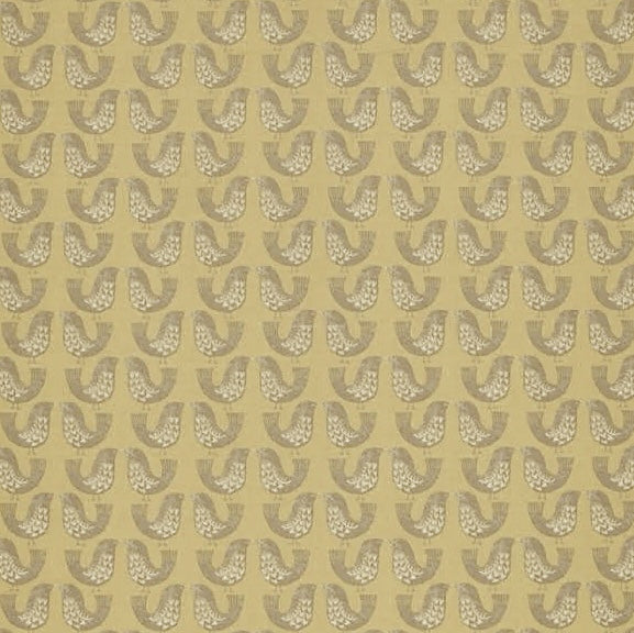 Scandi Birds Mustard PVC