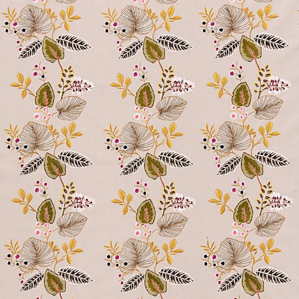 Serengeti Cranberry Embroidered - 2.9 mt Remnant