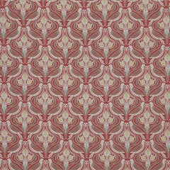 Cavendish Claret FR Basket Weave Curtaining