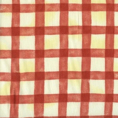 Criss Cross Red - Endoflinefabrics